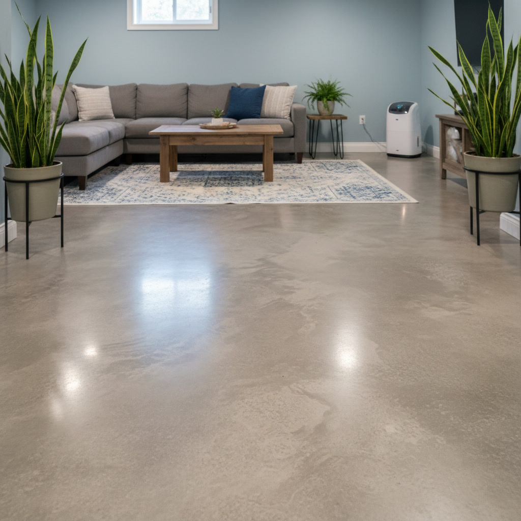 basement floor moisture testing and preparation in Connecticut